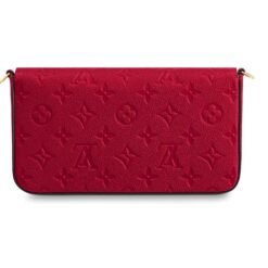 Félicie Pochette Red Monogram - Brands Gateway