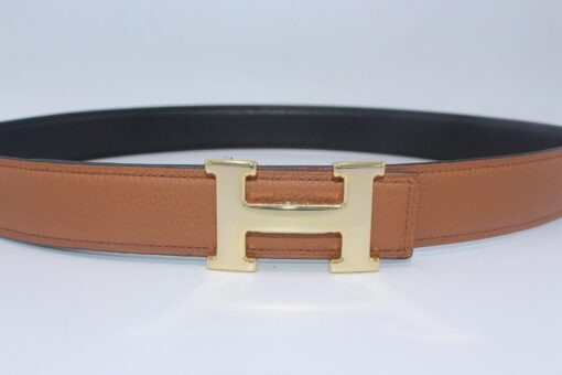 Reversible Buckle Belt Brown&Black 35mm - Brands Gateway