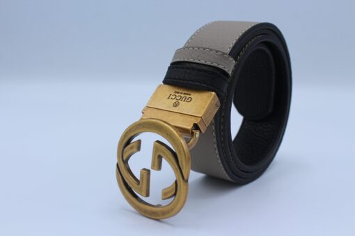 Reversible GG Buckle Leather Belt - Brands Gateway