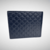 Gucci Signature Web Wallet Dark Blue