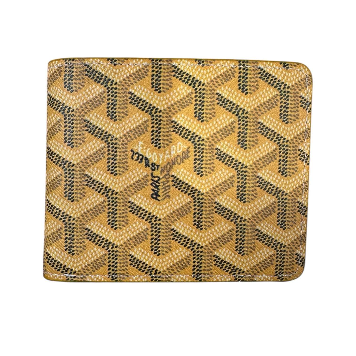 Goyard Men Wallet Yellow