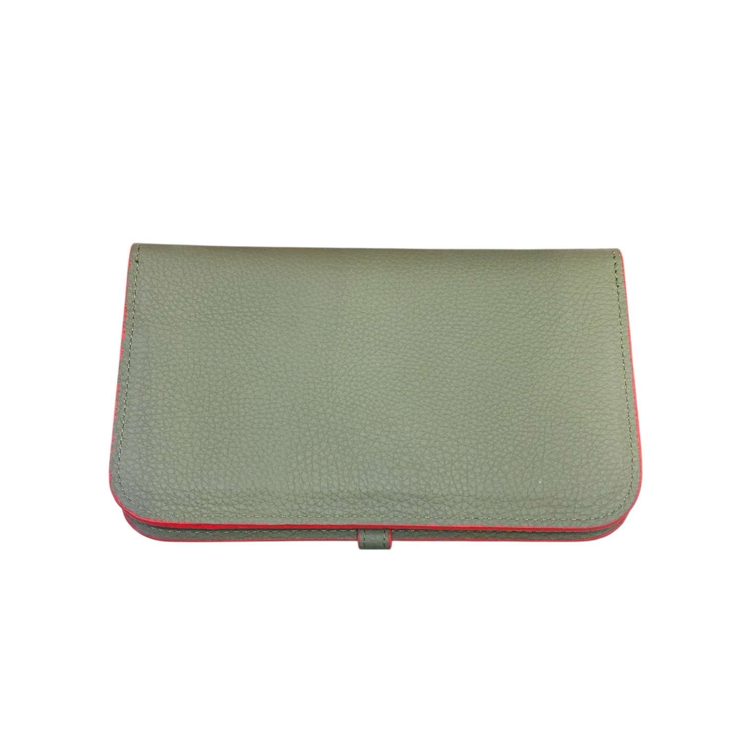 Hermes Khaki Green Clemence Leather Dogon Travel Wallet - Image 3