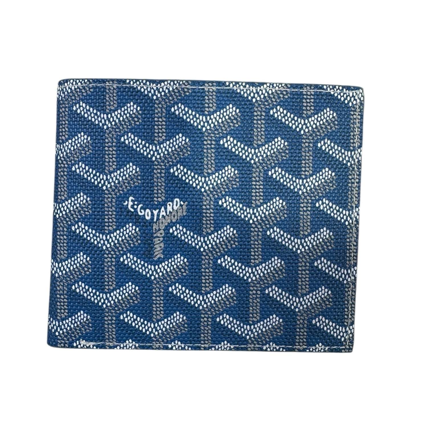 Goyard Men Wallet Navy Blue