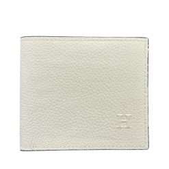 Hermes White Men Leather Wallet