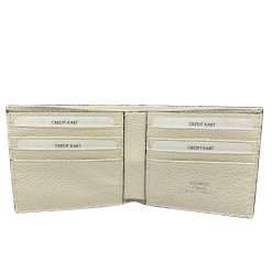 Alternative view of Hermes White Men Leather Wallet