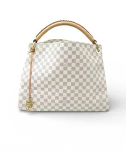 Artsy MM Damier Azur Canvas For Women, Women’s Handbags 16.1in/41cm