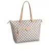 Lena MM Damier Azur Canvas For Women, Women’s Handbags, Shoulder Bags 11.8in/30cm