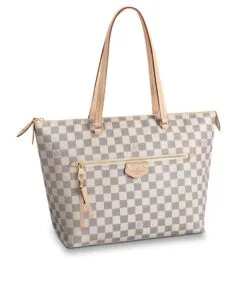 Lena MM Damier Azur Canvas For Women, Women’s Handbags, Shoulder Bags 11.8in/30cm